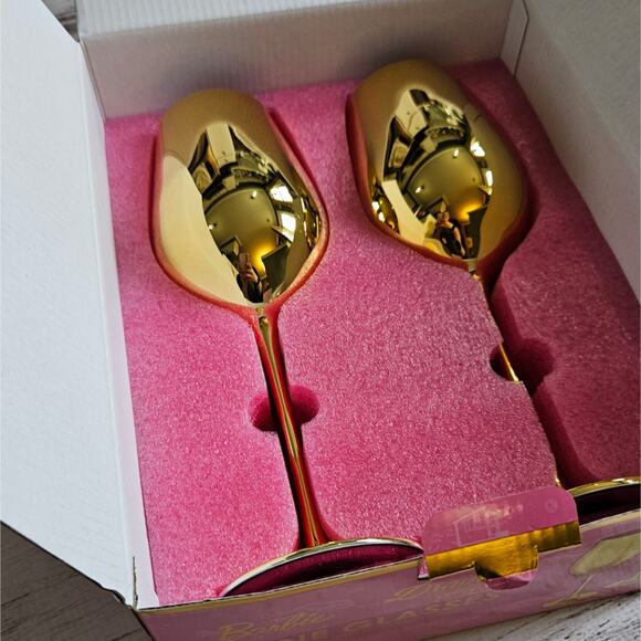 Dragon Glassware x Barbie Wine Glasses, Dreamhouse Collection New - Picture 5 of 9